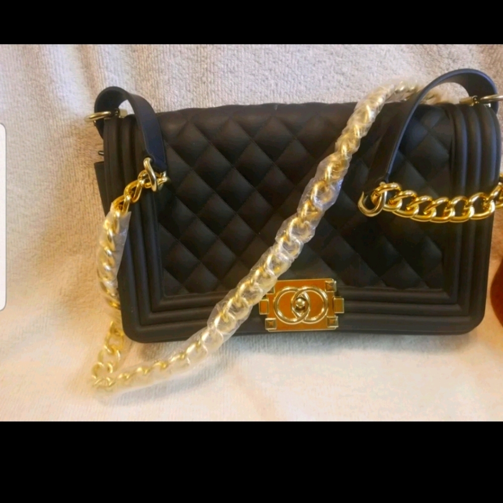 Boutique rubber handbag